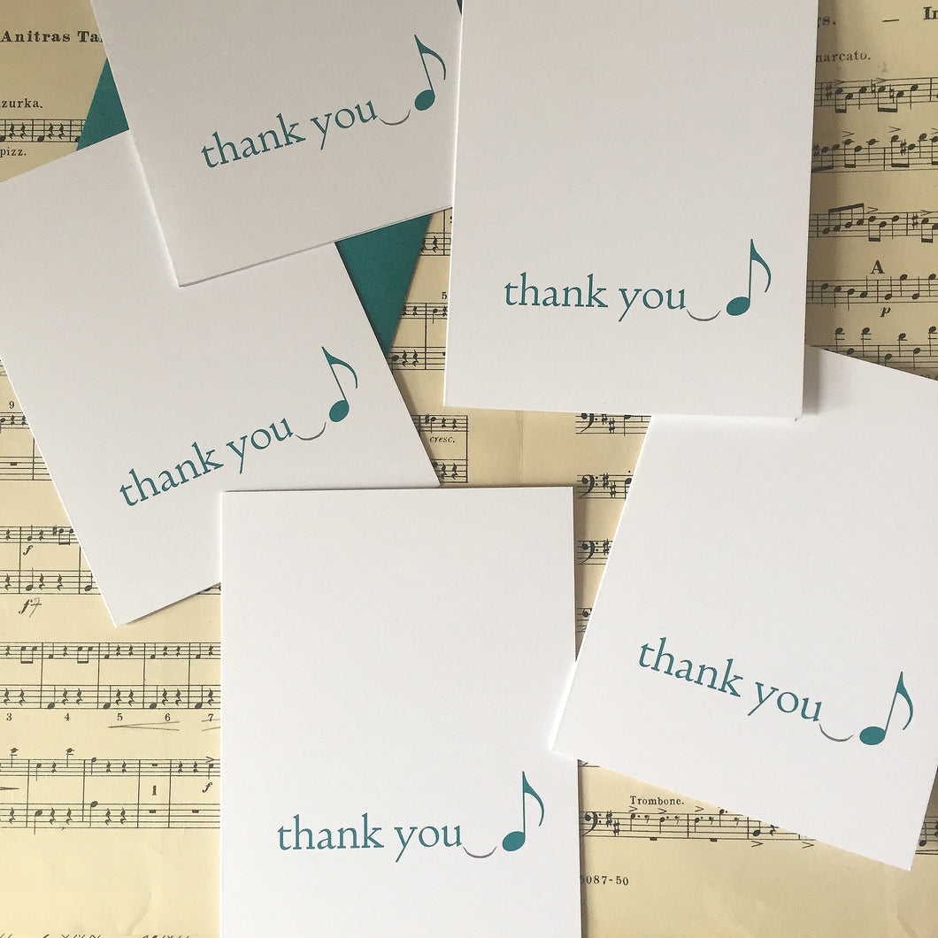 Musica Thank you (note) set